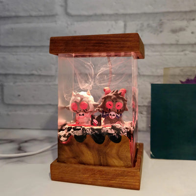 Cult of the Lamb The Goat Epoxy Resin Lamp, Night Light