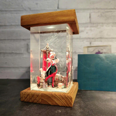 Zelda Purah Epoxy Resin Lamp, Night Light