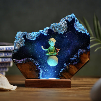 Le Petit Prince The Fox Epoxy Resin Lamp, Night Light