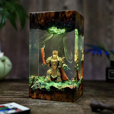 Warhammer Emperor of Mankind Epoxy Resin Lamp, Night Light