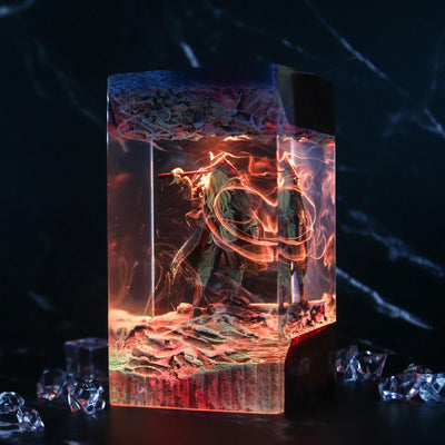 Pirates of the Caribbean Davy Jones Epoxy Resin Lamp, Night Light