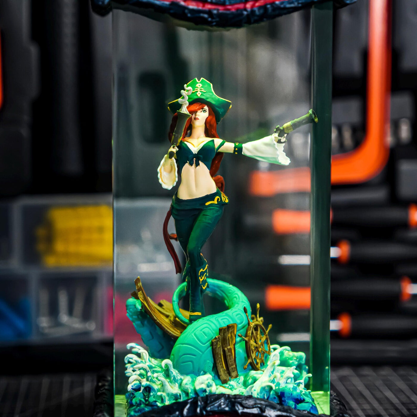 League Of Legends Miss Fortune Epoxy Resin Lamp, Night Light, Wireless Lights