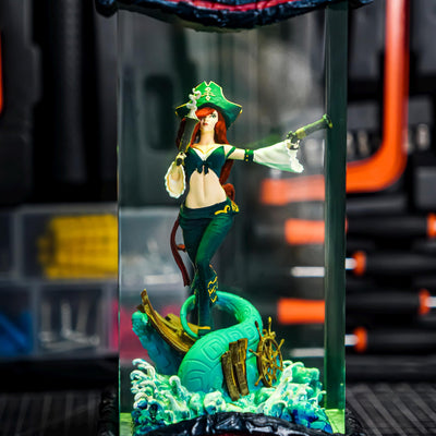 League Of Legends Miss Fortune Epoxy Resin Lamp, Night Light, Wireless Lights