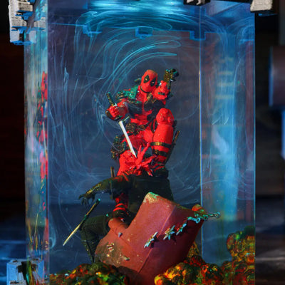 Marvel MCU Deadpool Epoxy Resin Lamp, Night Light, Wireless Lights