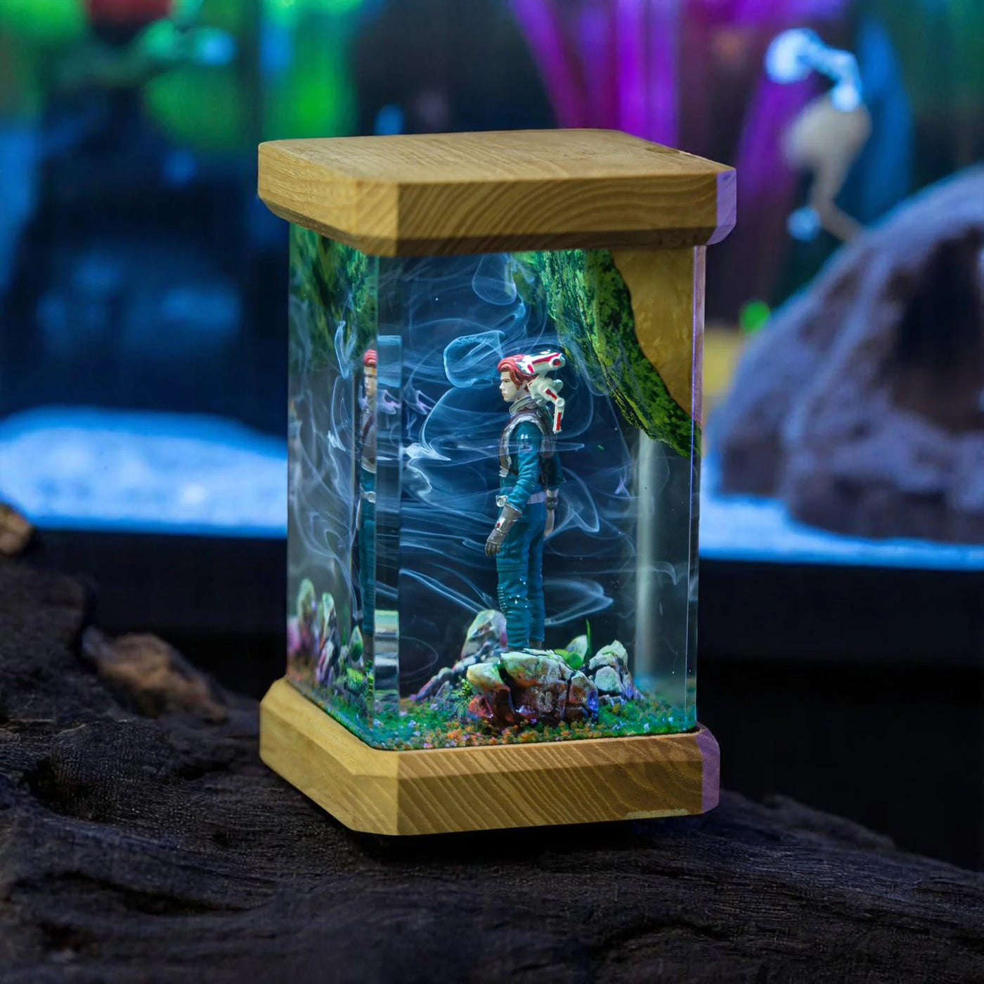 Star Wars Jedi Cal Kestis Epoxy Resin Lamp, Night Light