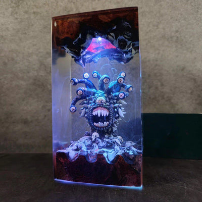 Dungeons & Dragons Beholder Epoxy Resin Lamp, Night Light