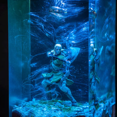 LOTR Lord Of Rings Legolas Greenleaf Elf Prince Epoxy Resin Lamp, Night Light