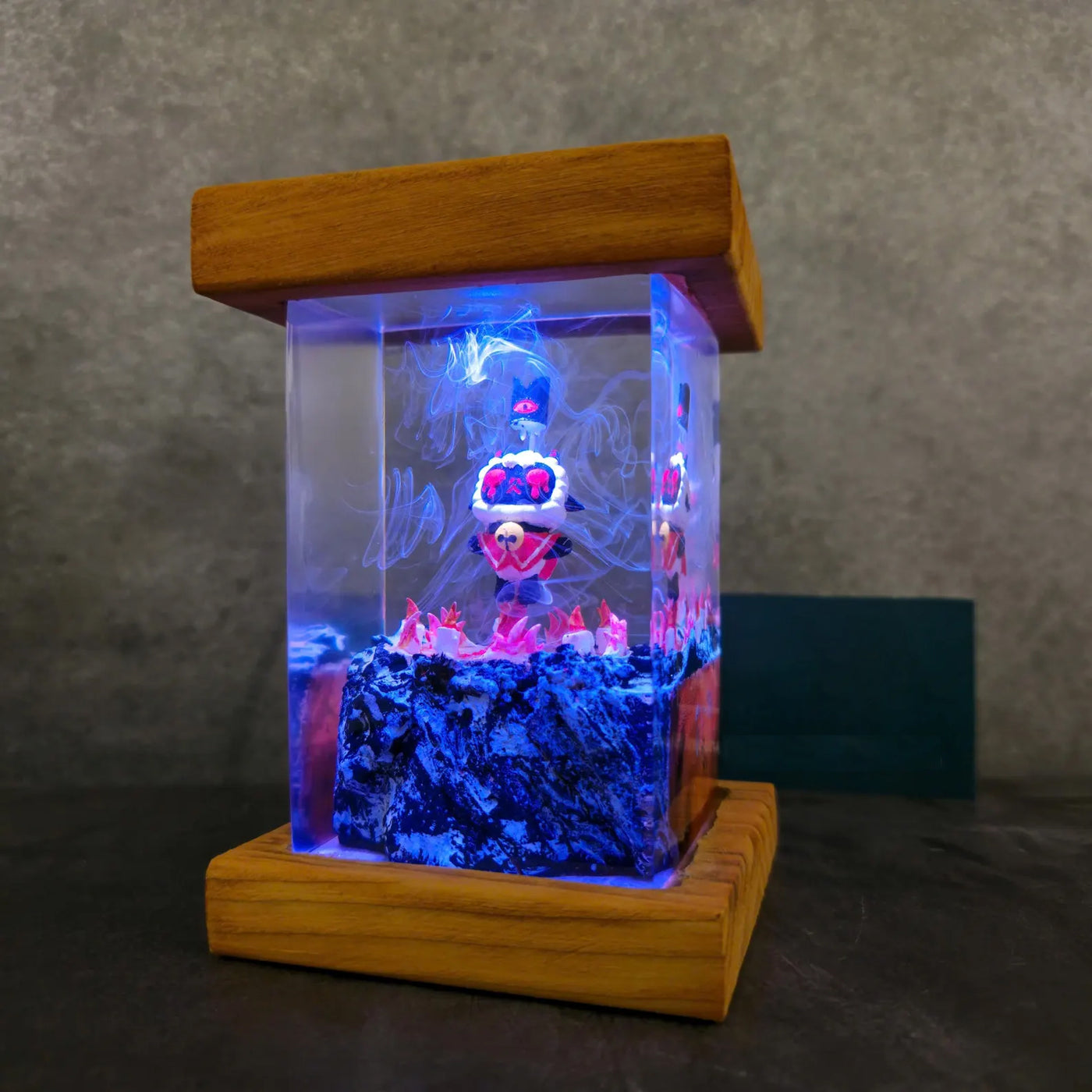Cult of the Lamb Devil Sheep Epoxy Resin Lamp, Night Light