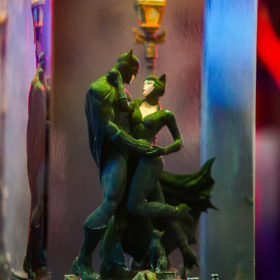 DC Batman Catwoman Epoxy Resin Lamp, Night Light, Wireless Lights