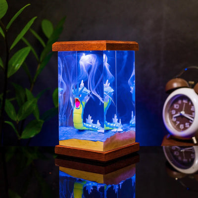 Pokemon Gyarados Epoxy Resin Lamp, Night Light