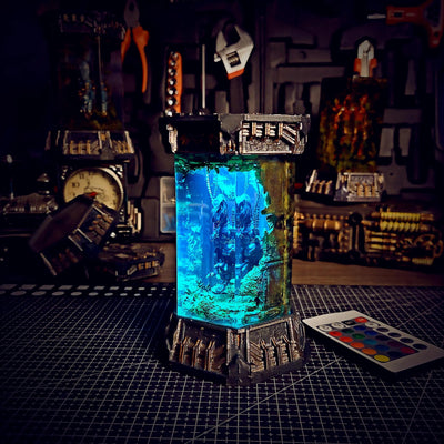 Jurassic Park Tyrannosaurus Rex Healing Chamber Incubator Epoxy Resin Lamp, Night Light, Wireless Lights