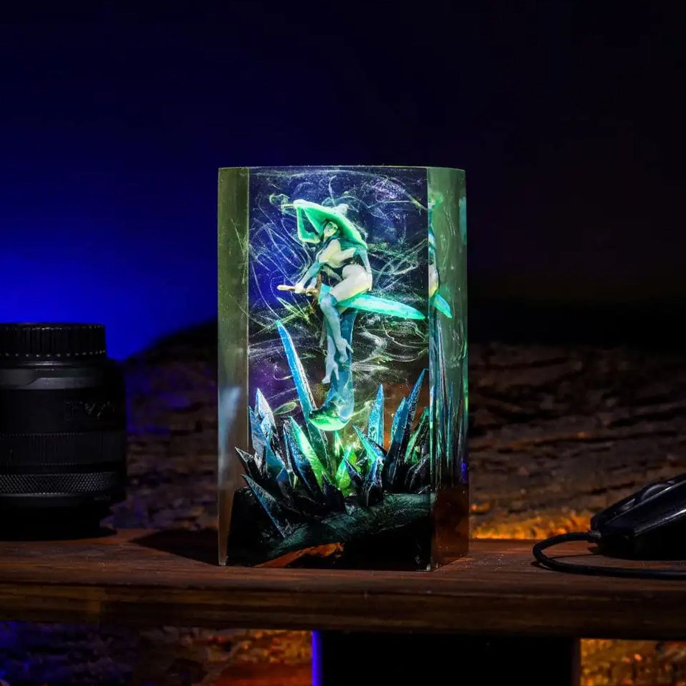 Elden Ring Ranni The Witch Epoxy Resin Lamp, Night Light