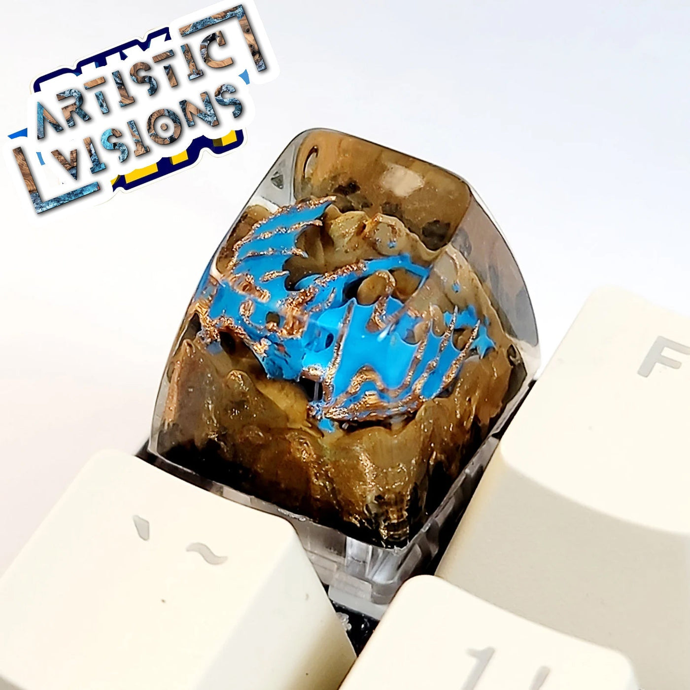 Game Of Throne GOT Bone Dragon Artisan Keycaps Epoxy Resin