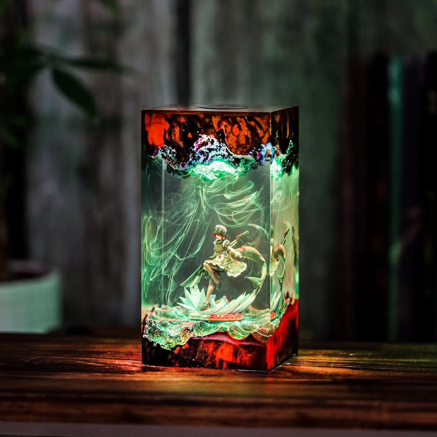 Zenless Zone Zero Elle Joe White Epoxy Resin Lamp, Night Light