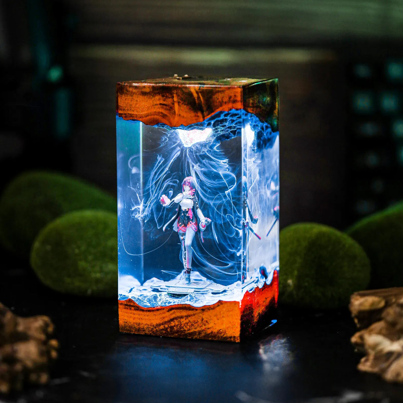 Honkai Star Rail Kafka Epoxy Resin Lamp, Night Light
