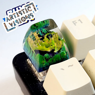 Game Of Throne GOT Dragon Artisan Keycaps Epoxy Resin