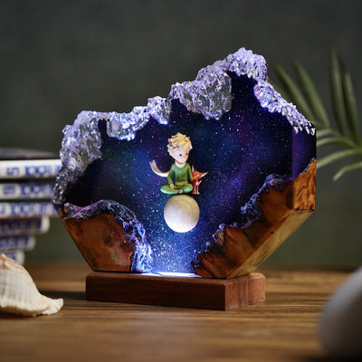 Le Petit Prince The Fox Epoxy Resin Lamp, Night Light