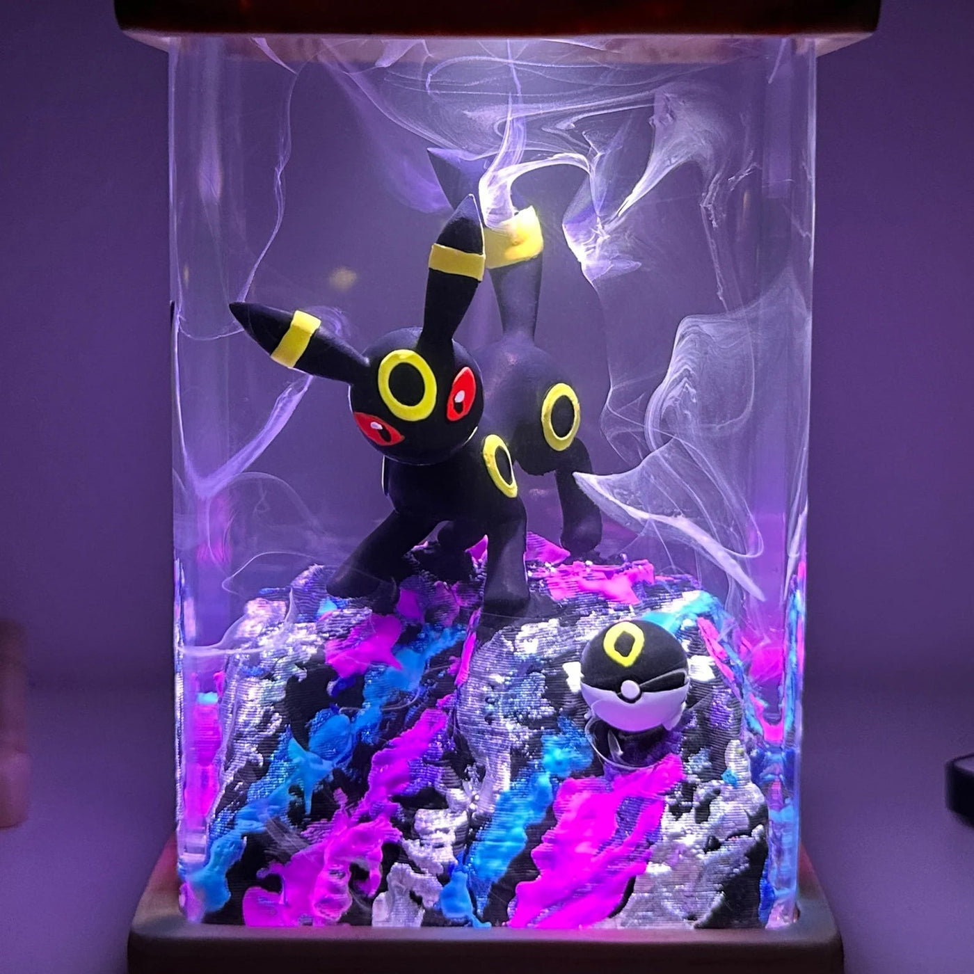 Pokemon Umbreon Epoxy Resin Lamp, Night Light