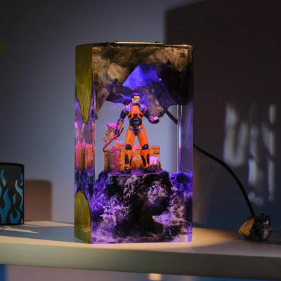 Half-Life Gordon Freeman Epoxy Resin Lamp, Night Light