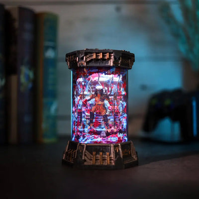 Predator Alien Space Monster Healing Chamber Incubator Epoxy Resin Lamp, Night Light, Wireless Lights