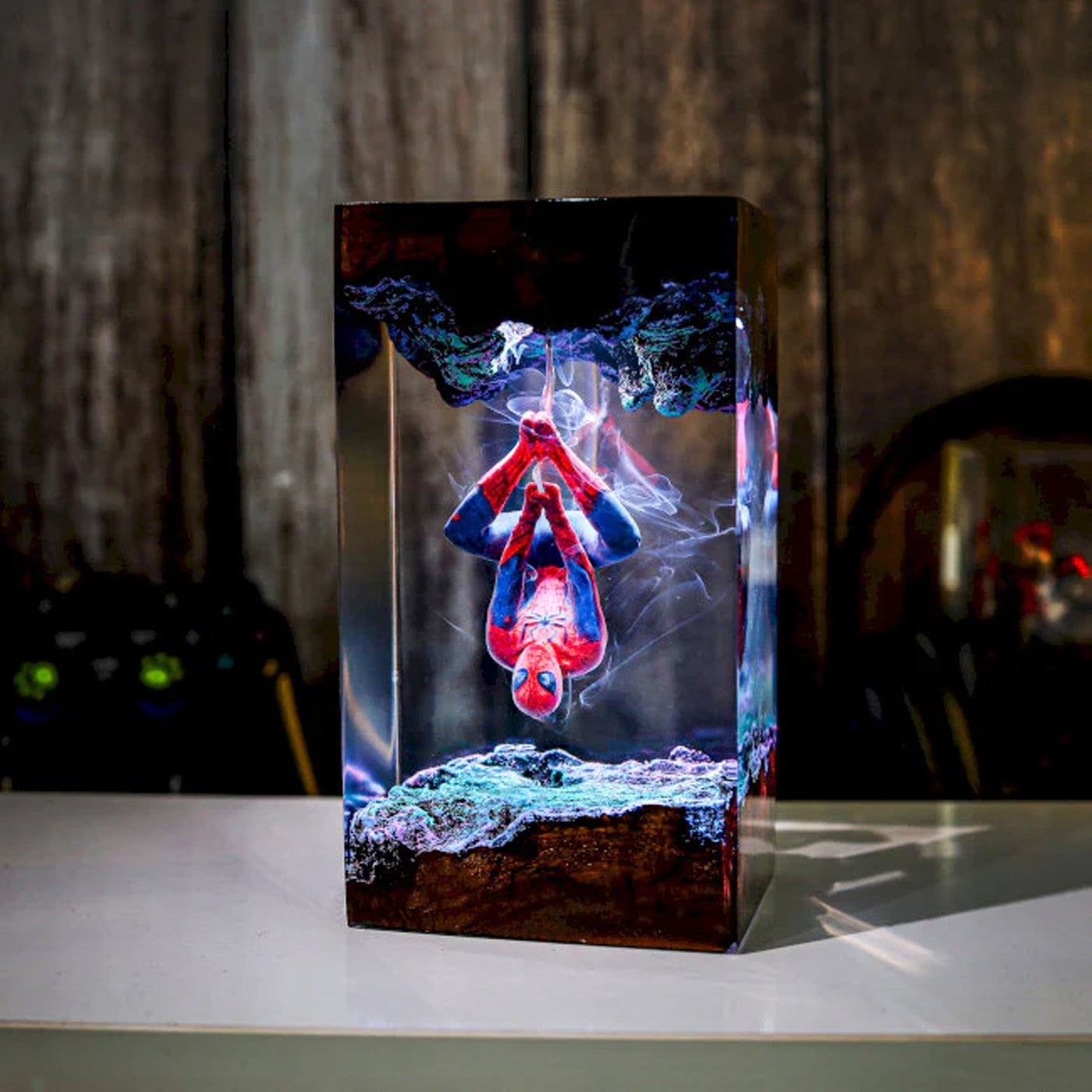 Marvel MCU Spider-Man Epoxy Resin Lamp, Night Light