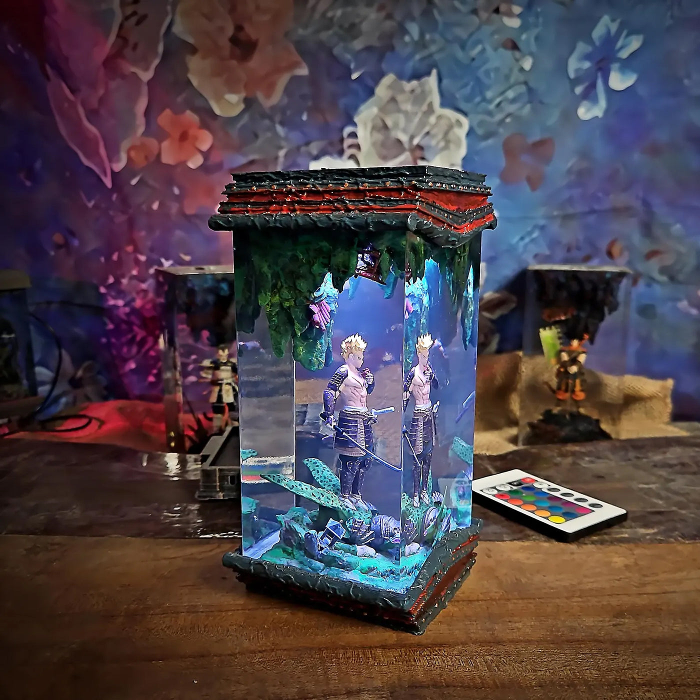 Dragon Ball Trunks Shogun Cell Epoxy Resin Lamp, Night Light, Wireless Lights