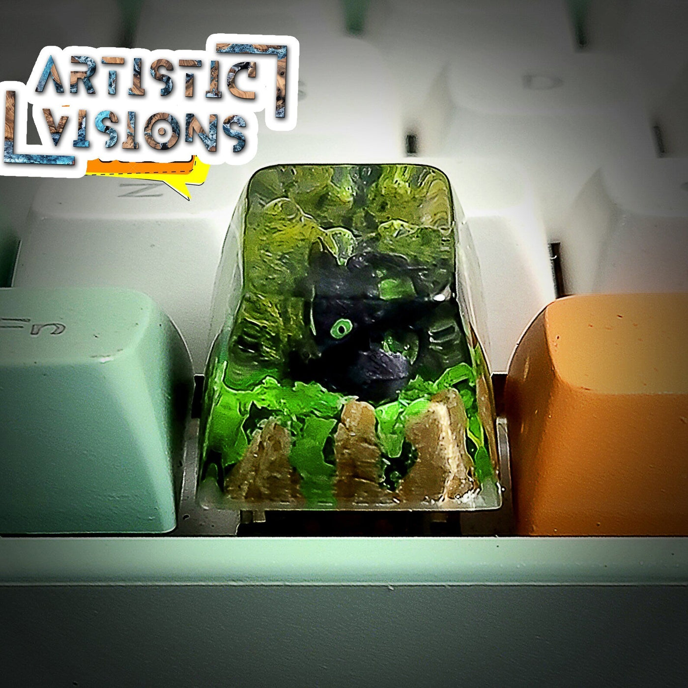 How To Train Your Dragon Toothless Artisan Keycaps Epoxy Resin