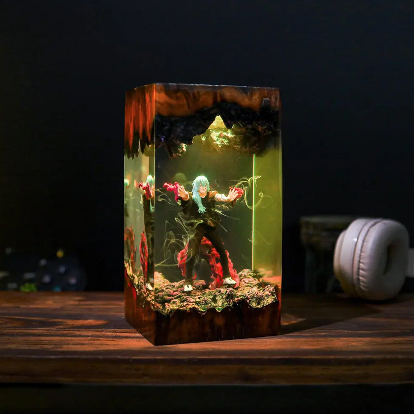 Mahito Jujutsu Kaisen Epoxy Resin Lamp, Night Light