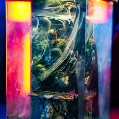 DC Batman Epoxy Resin Lamp, Night Light, Wireless Lights