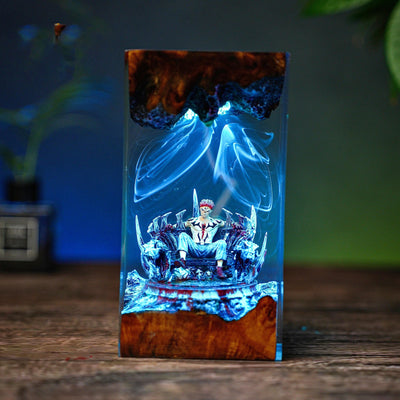 Curse Spirit Ryomen Sukuna Jujutsu Kaisen Epoxy Resin Lamp, Night Light