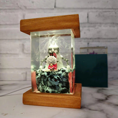 Cult of the Lamb Epoxy Resin Lamp, Night Light
