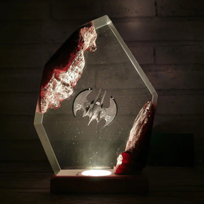 DC Superhero Batwing Batman Flying Epoxy Resin Lamp, Night Light