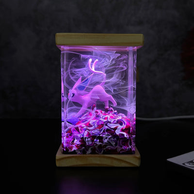 Pokemon Espeon Epoxy Resin Lamp, Night Light