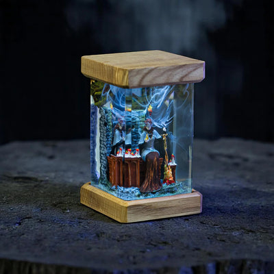 Dark Souls Fire Keeper Epoxy Resin Lamp, Night Light
