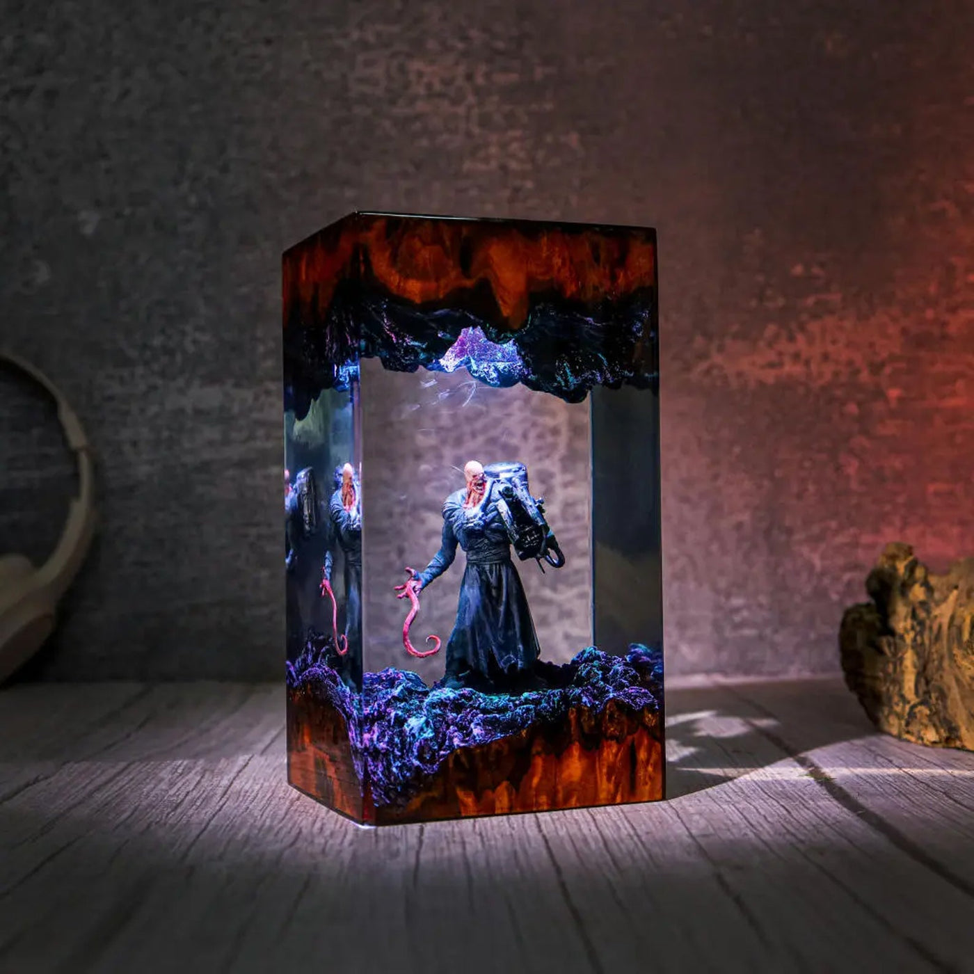 Nemesis Resident Evil Epoxy Resin Lamp, Night Light