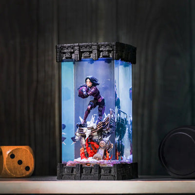 Alita Battle Angel Epoxy Resin Lamp, Night Light, Wireless Lights