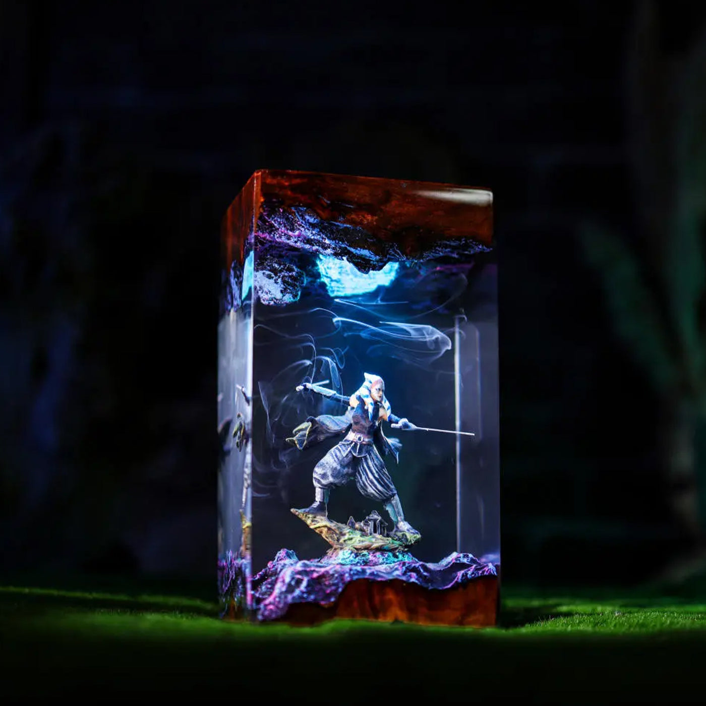 Star Wars Ahsoka Tano Epoxy Resin Lamp, Night Light