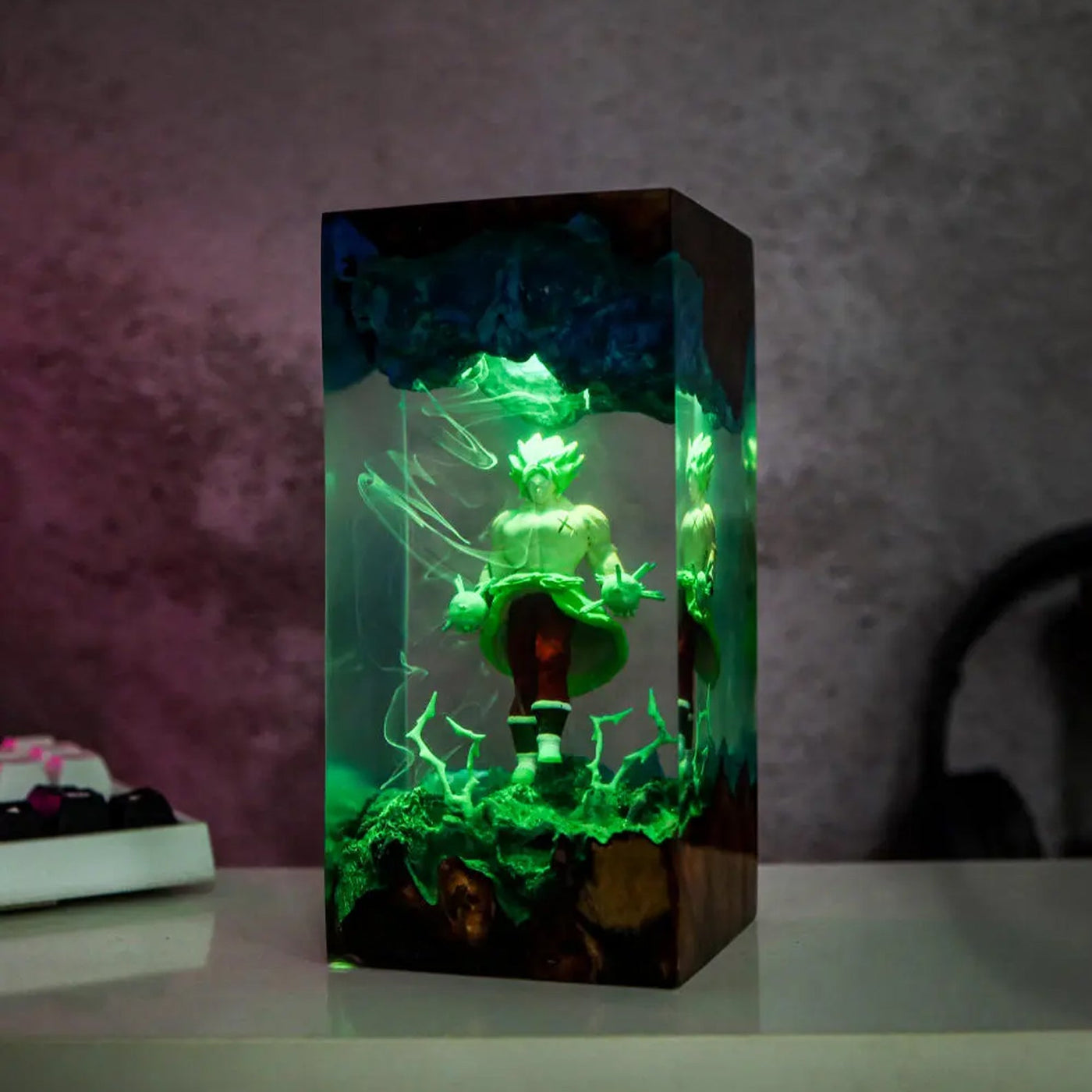 Dragon Ball Broly Epoxy Resin Lamp, Night Light