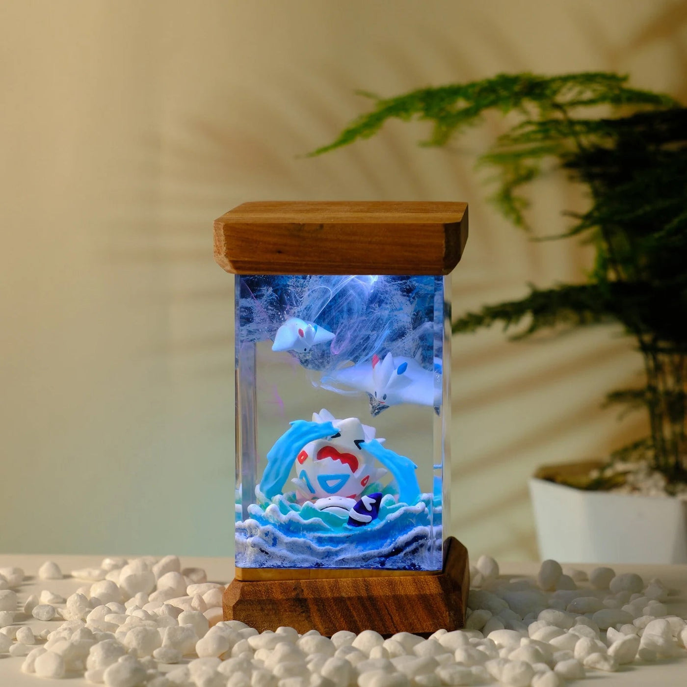 Pokemon Togepi Epoxy Resin Lamp, Night Light