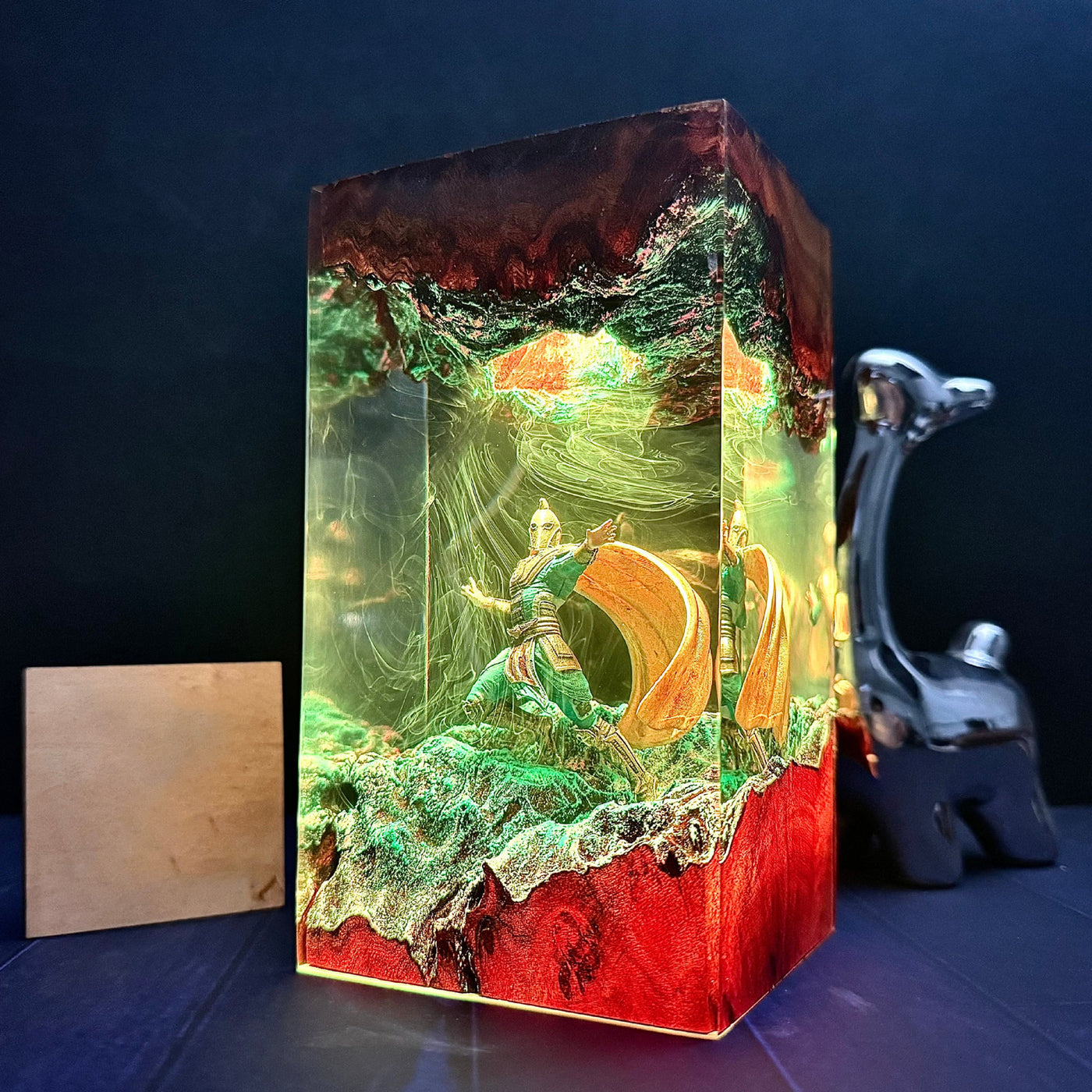 DC Superhero Doctor Fate Knight Epoxy Resin Lamp, Night Light