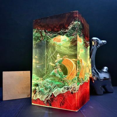 DC Superhero Doctor Fate Knight Epoxy Resin Lamp, Night Light