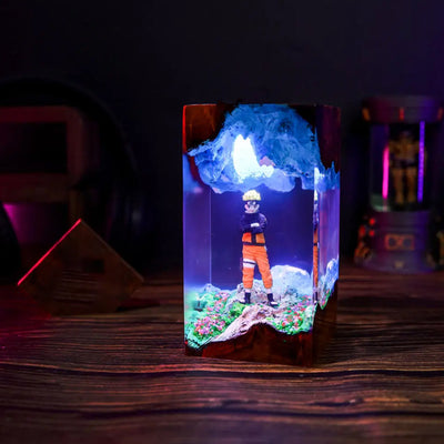 Naruto Epoxy Resin Lamp, Night Light