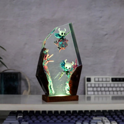 Hollow Knight Epoxy Resin Lamp, Night Light