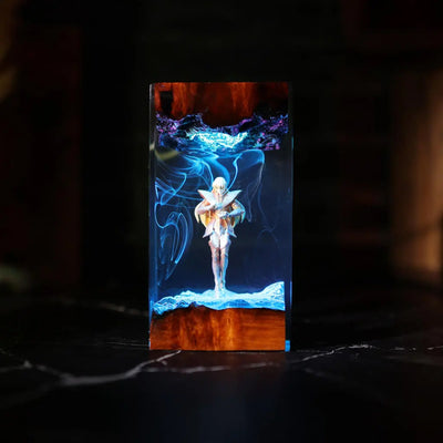 Saint Seiya Virgo Shaka Epoxy Resin Lamp, Night Light