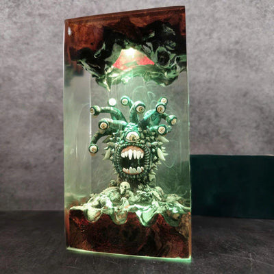 Dungeons & Dragons Beholder Epoxy Resin Lamp, Night Light