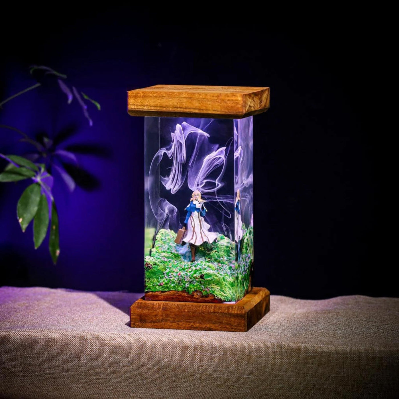 Violet Evergarden Epoxy Resin Lamp, Night Light