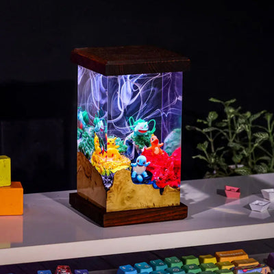 Pokemon Satoshi Team Epoxy Resin Lamp, Night Light