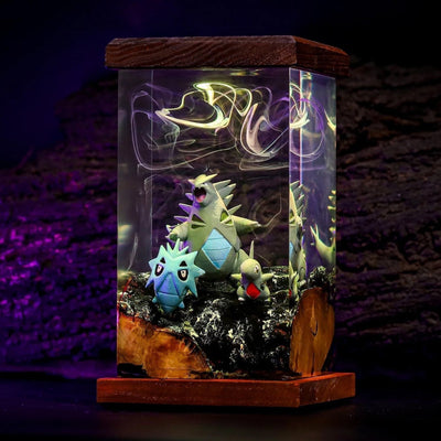 Pokemon Tyranitar Evelution Epoxy Resin Lamp, Night Light