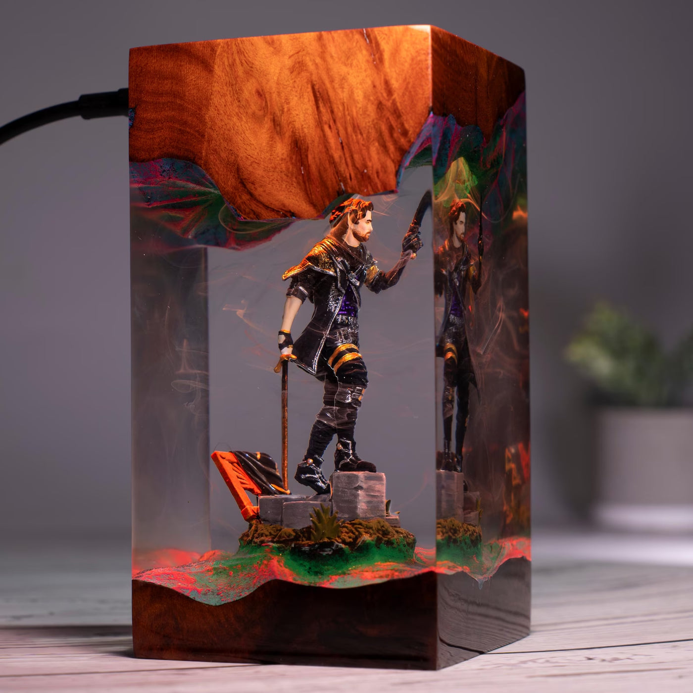 Clair Obscur Expedition 33 Gustave Epoxy Resin Lamp, Night Light
