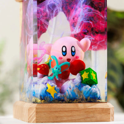 Kirby Star Epoxy Resin Lamp, Night Light